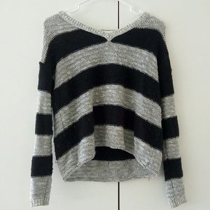 Stripped Crocheted Sweater